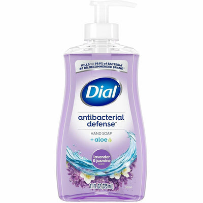 Henkel Dial Antibacterial Defense Liquid Hand Soap, Lavender, 12 / Carton, DIA20934CT