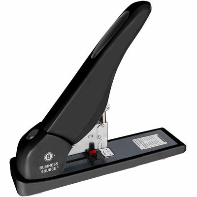 Business Source High-Capacity Stapler, Black, BSN65661