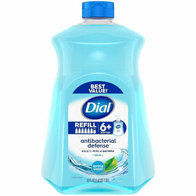 Henkel Dial Antibacterial Defense Liquid Hand Soap, Blue, 3 / Carton, DIA17010CT