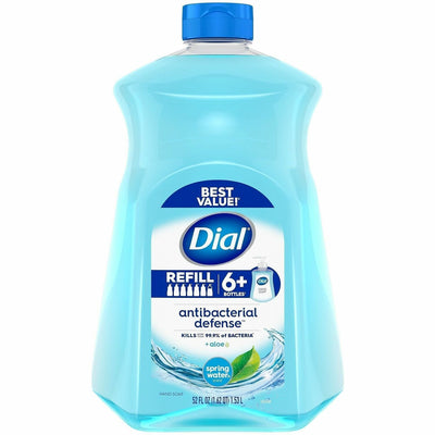 Henkel Dial Antibacterial Defense Liquid Hand Soap, Blue, 3 / Carton, DIA17010CT