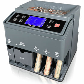 Cassida C300 Coin Counter/Sorter, Gray, CDAC300