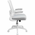 Norstar Office Boss Flip Arm Mesh Back Task Chair, Gray, BOP6366WTGY