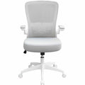Norstar Office Boss Flip Arm Mesh Back Task Chair, Gray, BOP6366WTGY