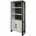 Martin Furniture Mason Concrete Laminate Unit, Gray, MRTIMMN3678DC