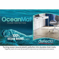 Deflecto OceanMat Chair Mat for Carpet, Clear, DEFCM1K232OCB
