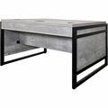 Martin Furniture Mason Concrete Laminate Unit, Gray, MRTIMMN384C