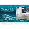 Deflecto OceanMat Chair Mat for Carpet, Clear, DEFCM1K112OCB