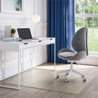 Deflecto OceanMat Chair Mat for Hard Floor, Clear, DEFCM2G442FOCB