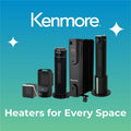 Equity Sales & Marketing Kenmore 24" Oil-Filled Radiator Space Heater, Black, ESMKM65019BK