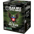 Keurig Dr Pepper . Black Rifle K-Cup Just Black Coffee, 22 / Box, GMT0547