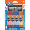 Elmer's Color 'N Glitz Glue Sticks, Assorted, 4 / Pack, EPI2197114