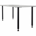Lorell Invent Training Table Components, 4 / Set, LLR60805