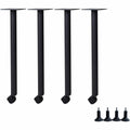 Lorell Invent Training Table Components, 4 / Set, LLR60805
