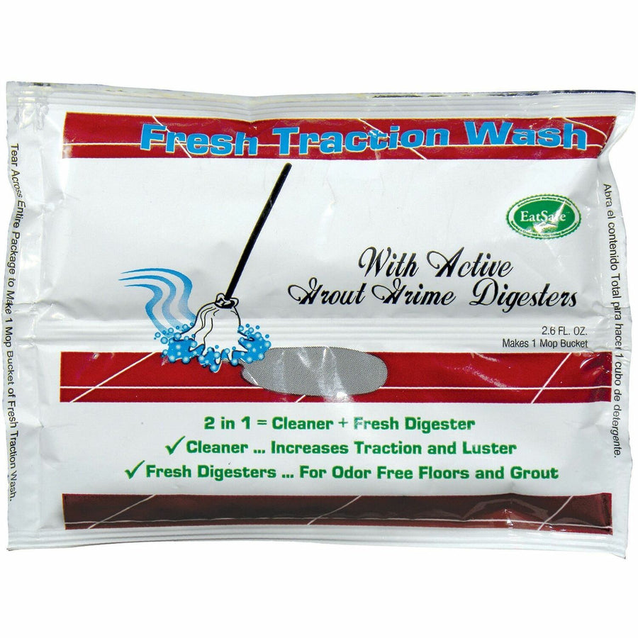 Midlab Fresh Traction Wash, White, Slip Resistant, 30 / Carton, MLB26040069