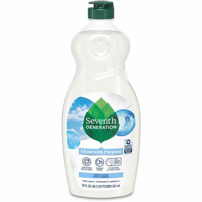 Seventh Generation Free/Clear Natural Dish Liquid, 6 / Carton, SEV44986CT