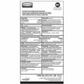 Rubbermaid Commercial AutoFoam Hand Sanitizer Foam Refill, White, 4 / Carton, RCP2147027
