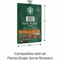Lavazza Flavia Freshpack Starbucks Pike Place Roast Freshpack, 76 / Carton, LAV48103