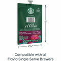 Lavazza Flavia Freshpack Starbucks Caffe Verona Dark Roast Coffee, 76 / Carton, LAV48104