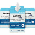 Essity Hygiene and Health AB TORK Everwipe Surface Cleaning Wet Wipe Jumbo Rolls White 4/900, 4 Bucket, TRK192830