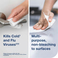 Essity Hygiene and Health AB TORK Everwipe Disinfectant Wipe Jumbo Rolls White 2/800, 2 Bucket, TRK192821