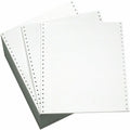 Domtar Continuous Paper, White, 9 1/2" x 11", 2700 / Case, DMR951027