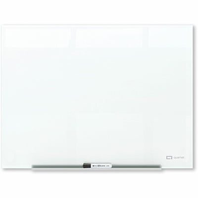 ACCO Quartet InvisaMount Magnetic Glass Board, QRTQ25F01IMW