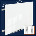 ACCO Quartet InvisaMount Magnetic Glass Board, QRTQ25F02IMW