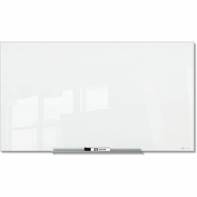 ACCO Quartet InvisaMount Magnetic Glass Board, QRTQ25F03IMW
