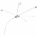 OttLite Swivel LED Desk Lamp with USB Charging and Stand, White, OTTCSN0800W