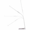 OttLite Swivel LED Desk Lamp with USB Charging and Stand, White, OTTCSN0800W