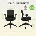 The HON HON Altern Task Chair, Black, HONALTT1UUBLK