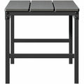 Lorell Faux Wood Outdoor Bench, Gray, LLR42670