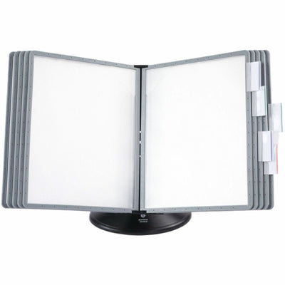 Business Source Deluxe Catalog Display Rack, Black, BSN62908