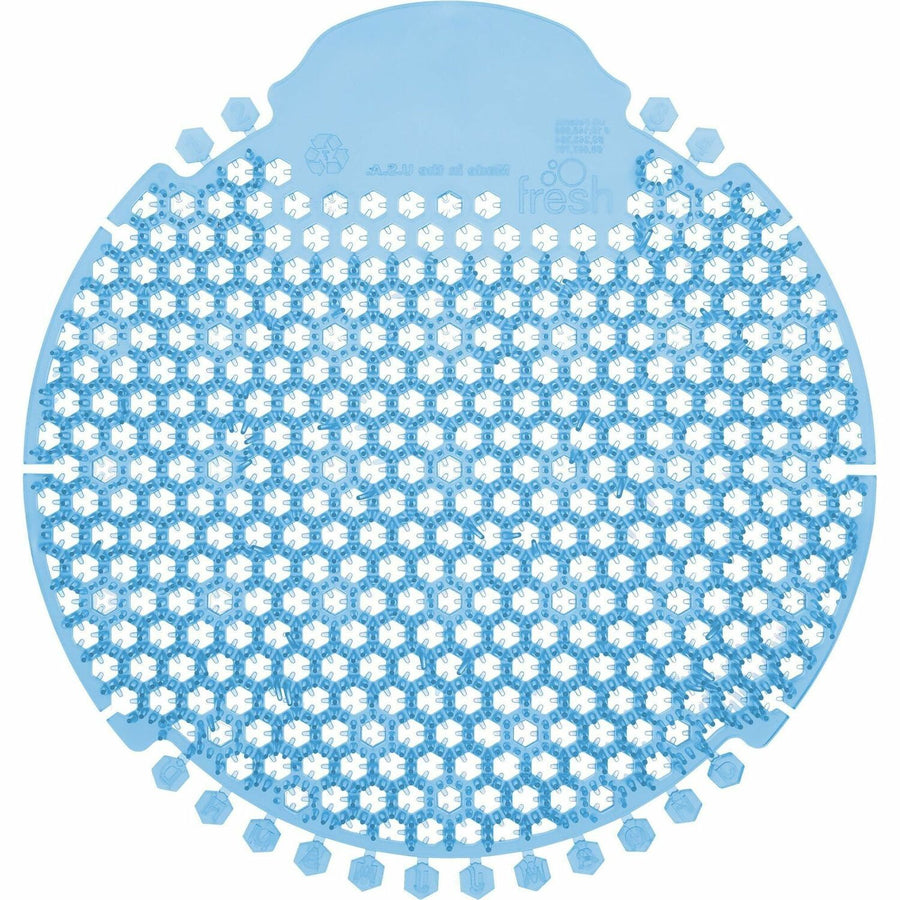 Fresh Products Wave 360 Urinal Screens, Blue, Odor Control, 5 / Box, FRSW36030CB