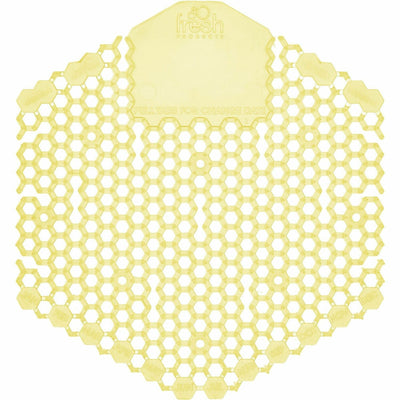 Fresh Wave 3D Urinal Screen, Yellow, 10 / Box, FRS3WDS60CIT