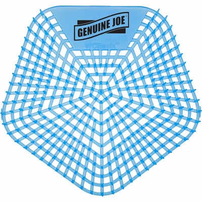 Genuine Joe Urinal Screens, Blue, 10 / Carton, GJO85189