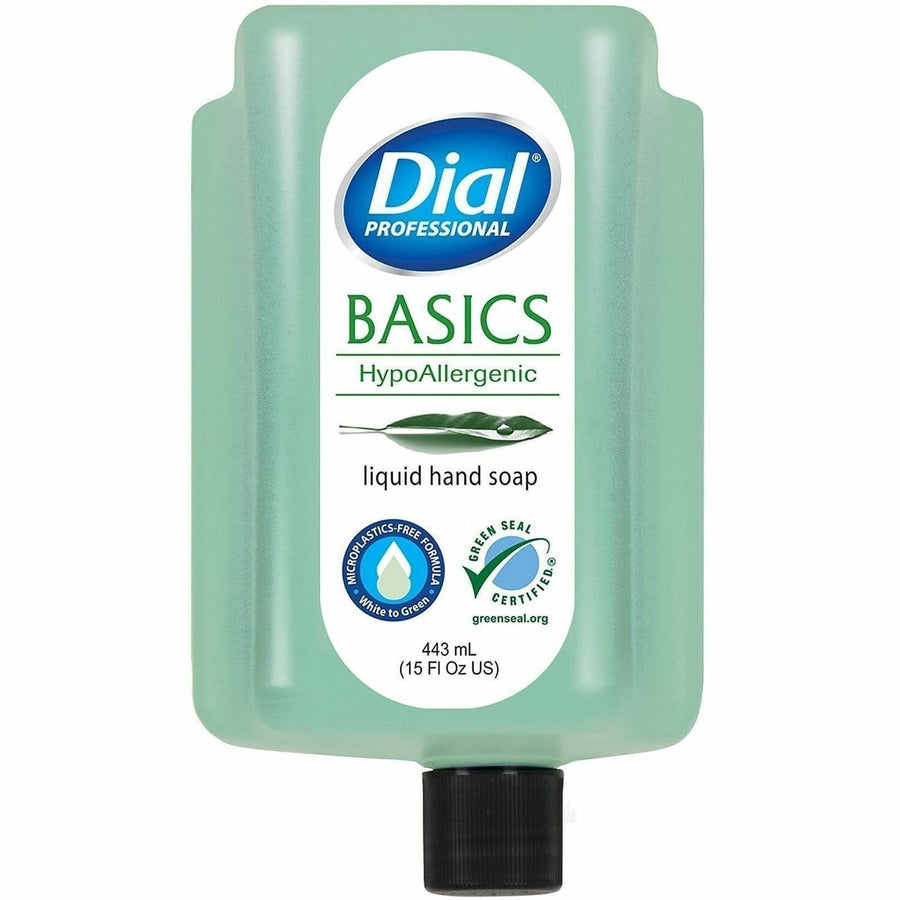 Dial Professional Versa Cartridge Bottle Refills, Basics, Green, Unscented, 6 / Carton, DIA33827CT