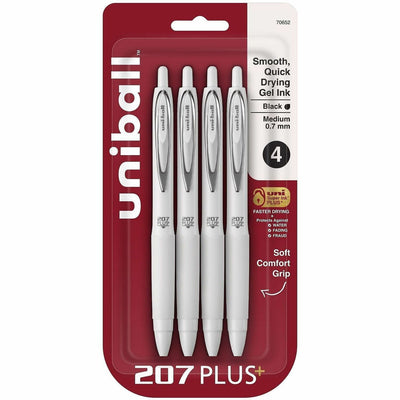 uni-ball uniball™ 207 Plus Retractable Gel Pens, 4 / Pack, UBC70652