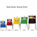 The Original Seat Sack Seat Sack Classroom Pack One-Pocket, Blue, 1 Carton, SSK17190