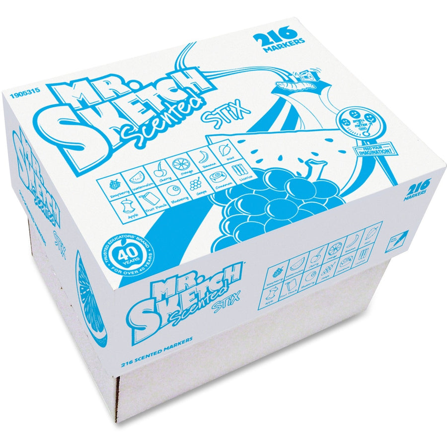 Newell Mr. Sketch Stix Classpack Scented Markers, 216 / Box — view 1