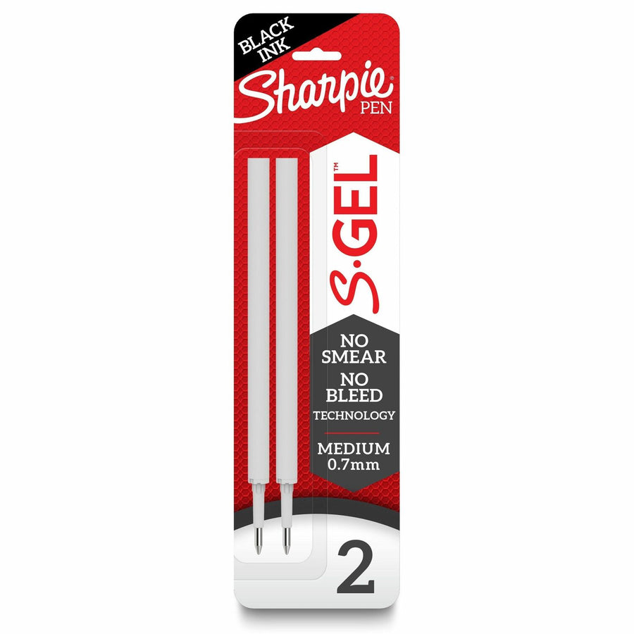Sharpie S-Gel Pen Refill, Black, 2 / Pack, SAN2096168