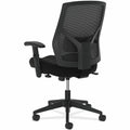 The HON HON Crio High-Back Task Chair, Supports Up to 250 lb, 18" to 22" Seat Height, Black, 1 / Carton, BSXVL581SB11T