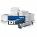 Brother TN835 Original Super High Yield Laser Toner Cartridge - Black -, BRTTN835