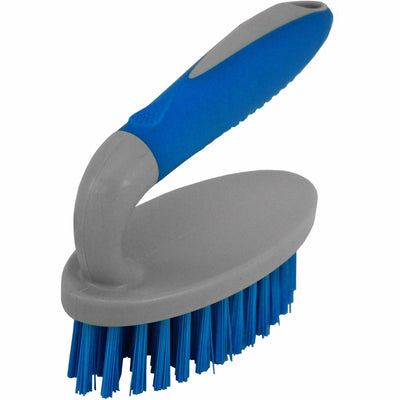Genuine Joe Iron Handle Scrub Brush, Gray, GJO99688