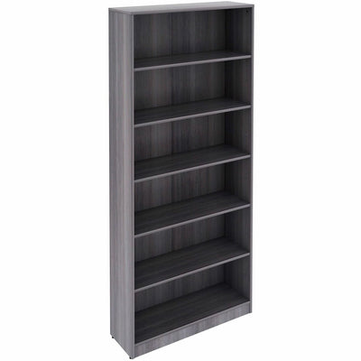 Lorell Laminate Bookcases, Weathered Charcoal, LLR69665