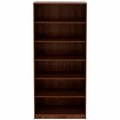 Lorell Laminate Bookcases, Walnut, LLR99752
