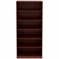 Lorell Laminate Bookcases, Mahogany, LLR99750