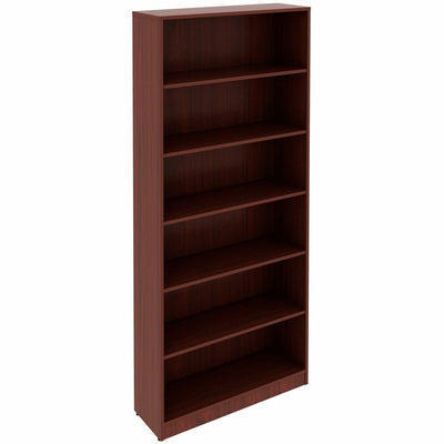 Lorell Laminate Bookcases, Mahogany, LLR99750
