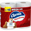 Charmin Mega Roll Bath Tissue, White, 8 / Carton, PGC13220
