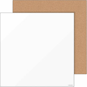 U Tile Board Value Pack Frameless Dry-Erase Board & Corkboard, 1 Pack, UBR3888U0001